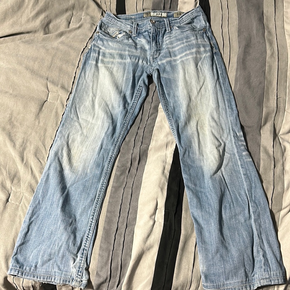 BKE/ Buckle Jake light wash jeans size 31R